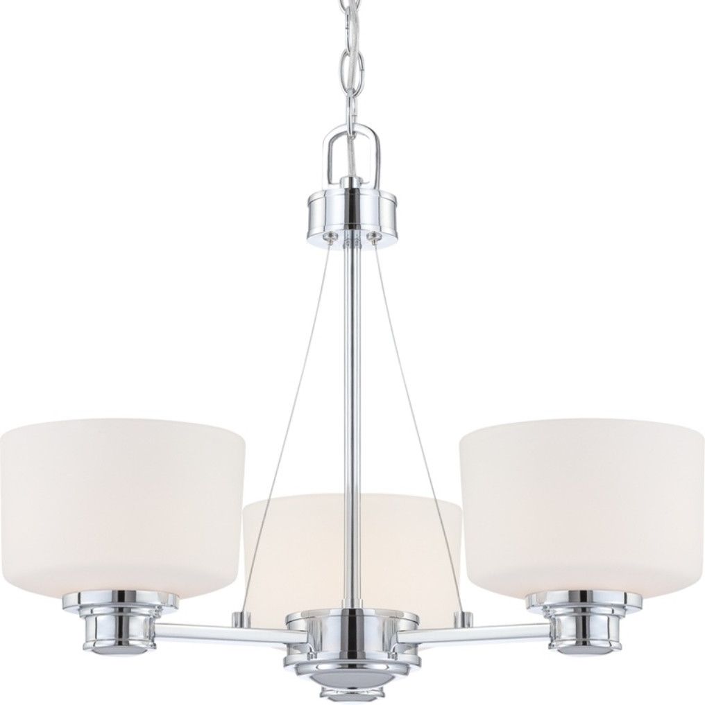 Favorite Glass And Chrome Modern Chandeliers In Soho Polished Chrome Chandelier Glass Shades 22"Wx18"H (View 10 of 15)