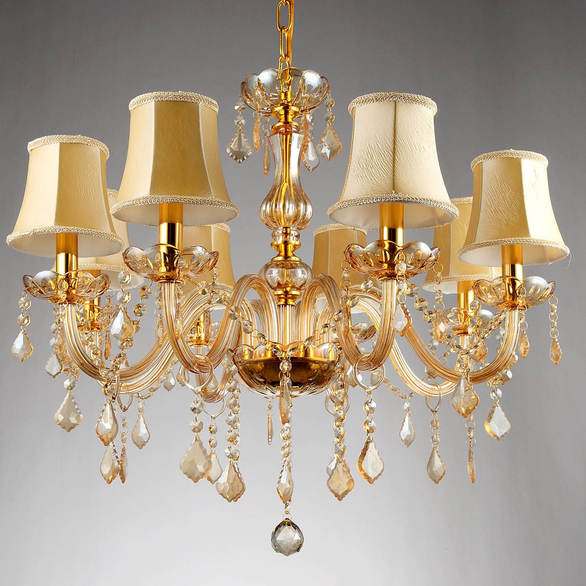 Free Ship 6/8 Arms Fashion Crystal Chandelier Lighting Within Preferred Champagne Glass Chandeliers (View 7 of 15)