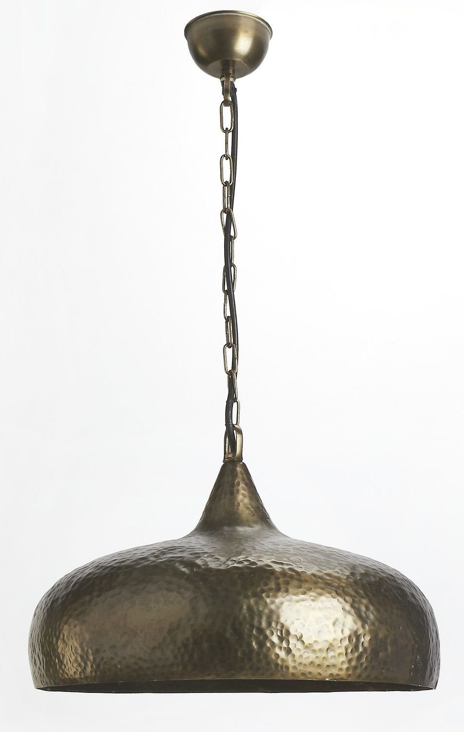 Hammered Antique Gold Brass Finish Pendant Light Free Throughout Most Popular Antique Gold Pendant Lights (View 9 of 15)