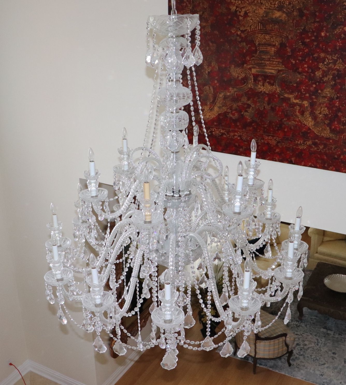 Heritage Crystal Chandeliers In Well Known Price Lower Gorgeously Classic Schonbek Style Clear (View 7 of 15)