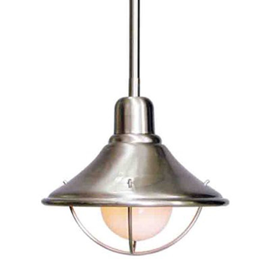 Most Current Brushed Nickel Pendant Lights Pertaining To Shop Volume International 8 In W Brushed Nickel Mini (View 9 of 15)