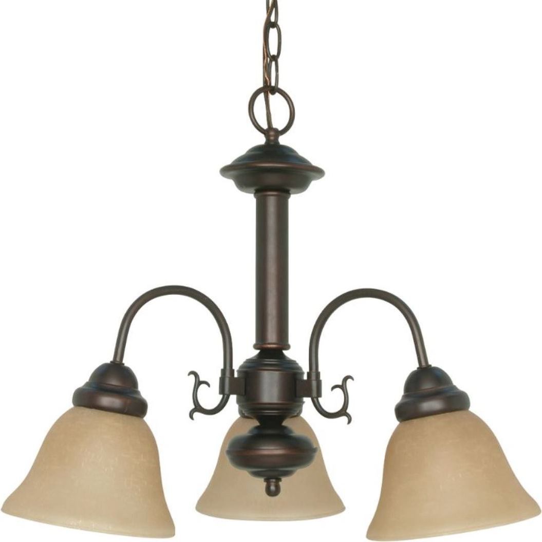 Most Recent Ballerina Mahogany Bronze Chandelier Glass Shades 20"Wx17"H For Mahogany Wood Chandeliers (View 5 of 15)