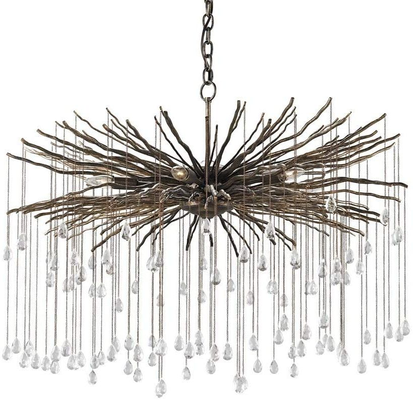Preferred Cupertino Chandeliers Regarding Currey And Company 9451 Fen – Six Light Chandelier (View 3 of 15)