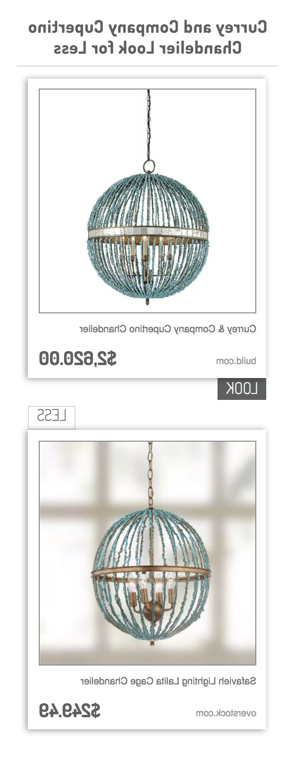 Preferred Cupertino Chandeliers Within Currey & Company Cupertino Chandelier Vs Safavieh Lighting (View 6 of 15)