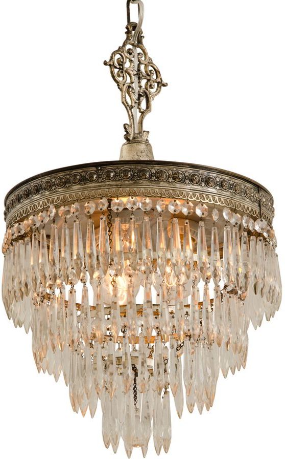 Rejuvenation Incredible Silver Plated Crystal Chandelier For Well Known Soft Silver Crystal Chandeliers (View 5 of 15)