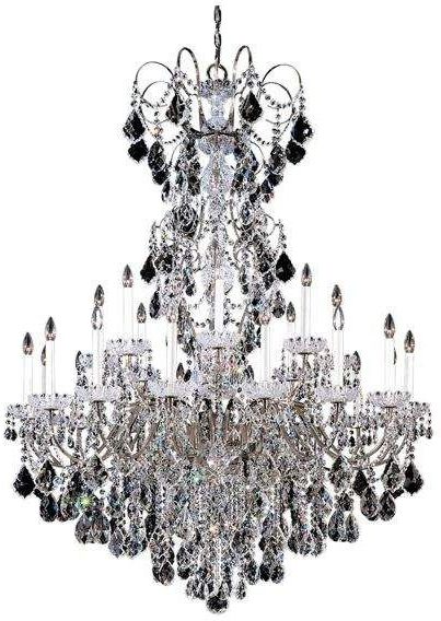 Widely Used Schonbek New Orleans 24 Light Chandelier In Black Pearl Pertaining To Heritage Crystal Chandeliers (View 15 of 15)