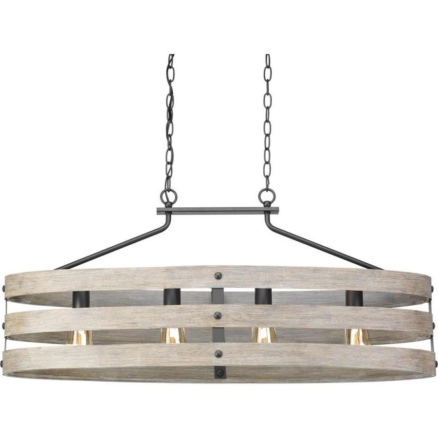 Wood Kitchen Island Light Chandeliers In Trendy Progress Lighting Gulliver  (View 14 of 15)
