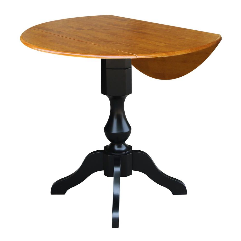 2019 Round Dual Drop Leaf Pedestal Tables For 42" Round Dual Drop Leaf Pedestal Table –  (View 12 of 15)
