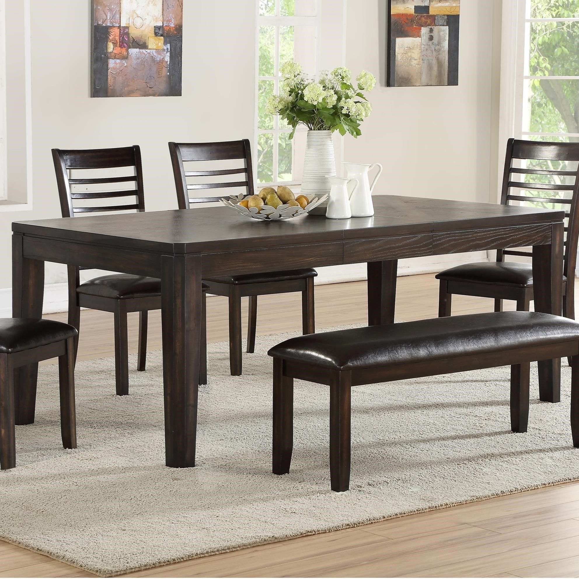 2019 Steve Silver Ally Dining Table With 18" Leaf (View 6 of 15)