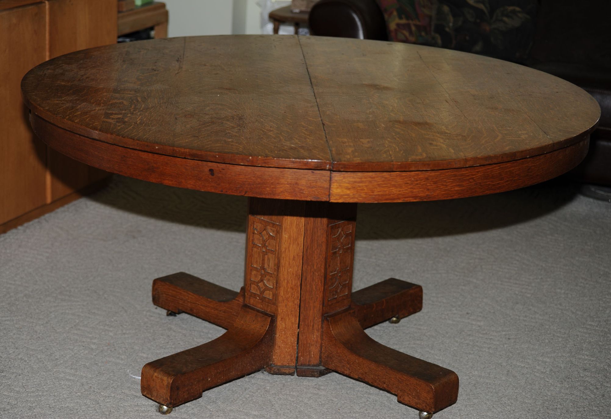Antique Oak Dining Tables Regarding Most Current Dining Table: Value Antique Oak Dining Table (View 7 of 15)
