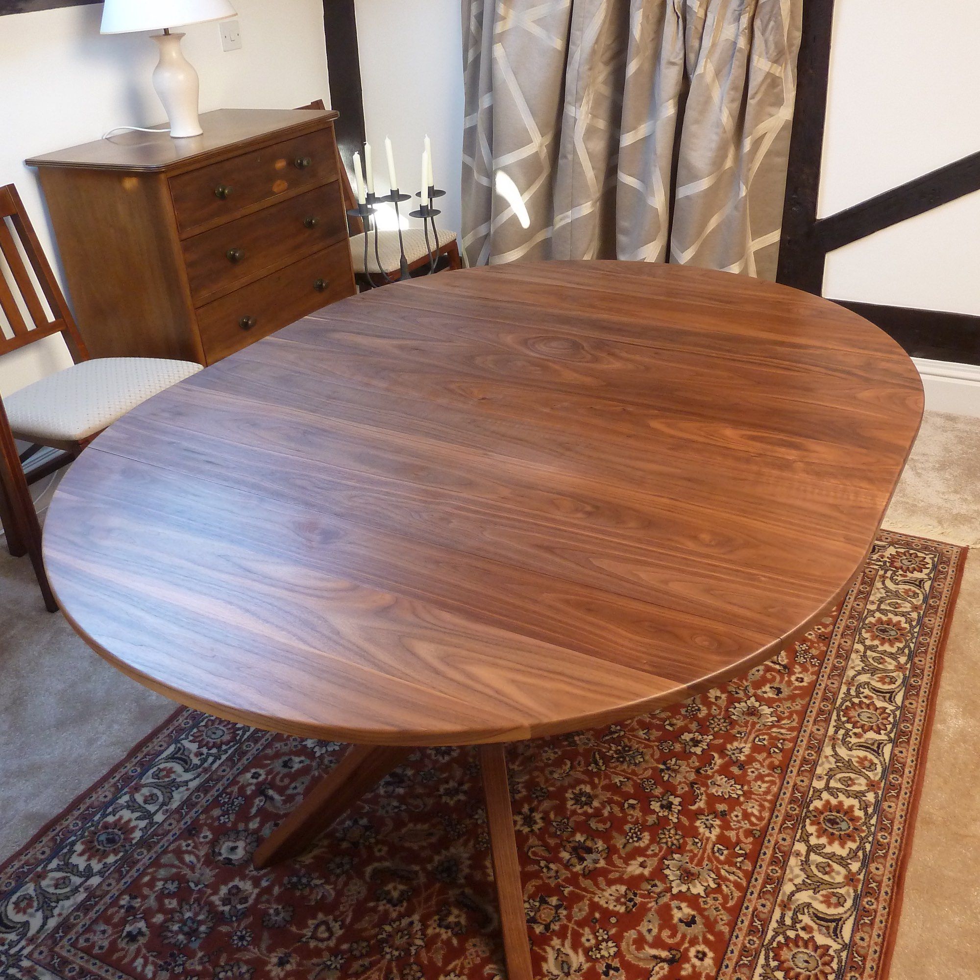 Best And Newest Walnut Extending Dining Table : Irene Banham Furniture For Walnut And White Dining Tables (View 3 of 15)