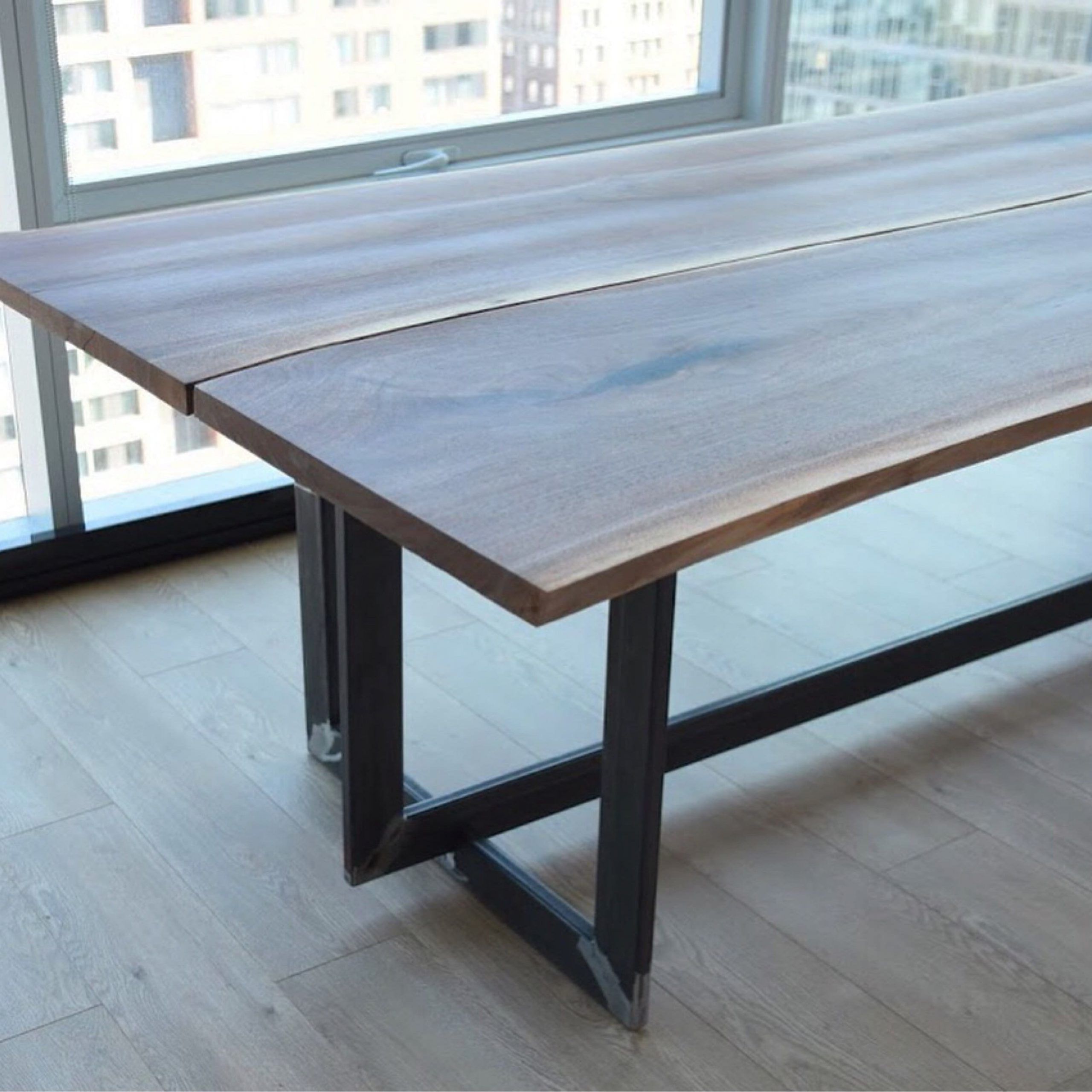 Black Walnut Live Edge Dining Table, Black Walnut Table Intended For Favorite Black And Walnut Dining Tables (View 15 of 15)