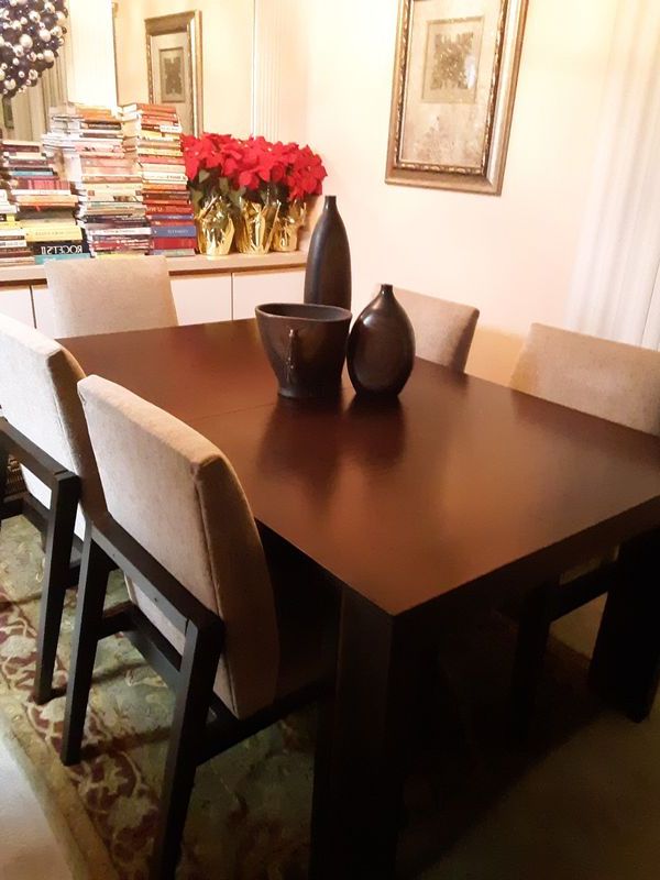 Brown Dining Tables With Removable Leaves Regarding Popular Dining Room Table With Six Chairs And Removable Leaf For (View 2 of 15)