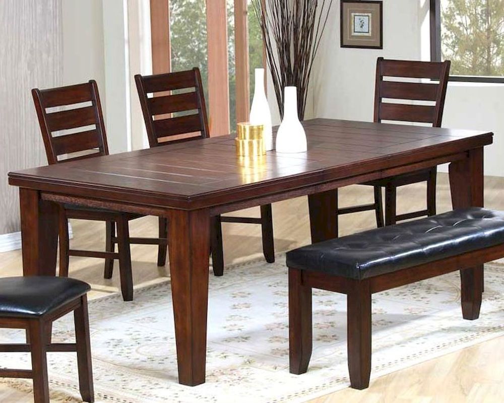 Contemporary Dining Table In Dark Oak Mo 2842tb With Recent Dark Oak Wood Dining Tables (Photo 3 of 15)