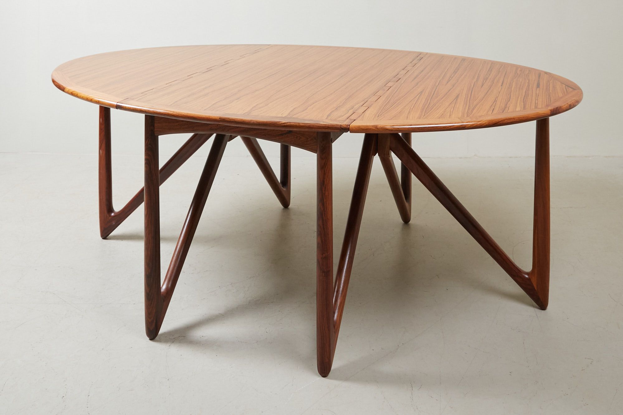 Danish Drop Leaf Tablekurt Ostervig For Jason Mobler In Well Known Drop Leaf Tables With Hairpin Legs (View 1 of 15)