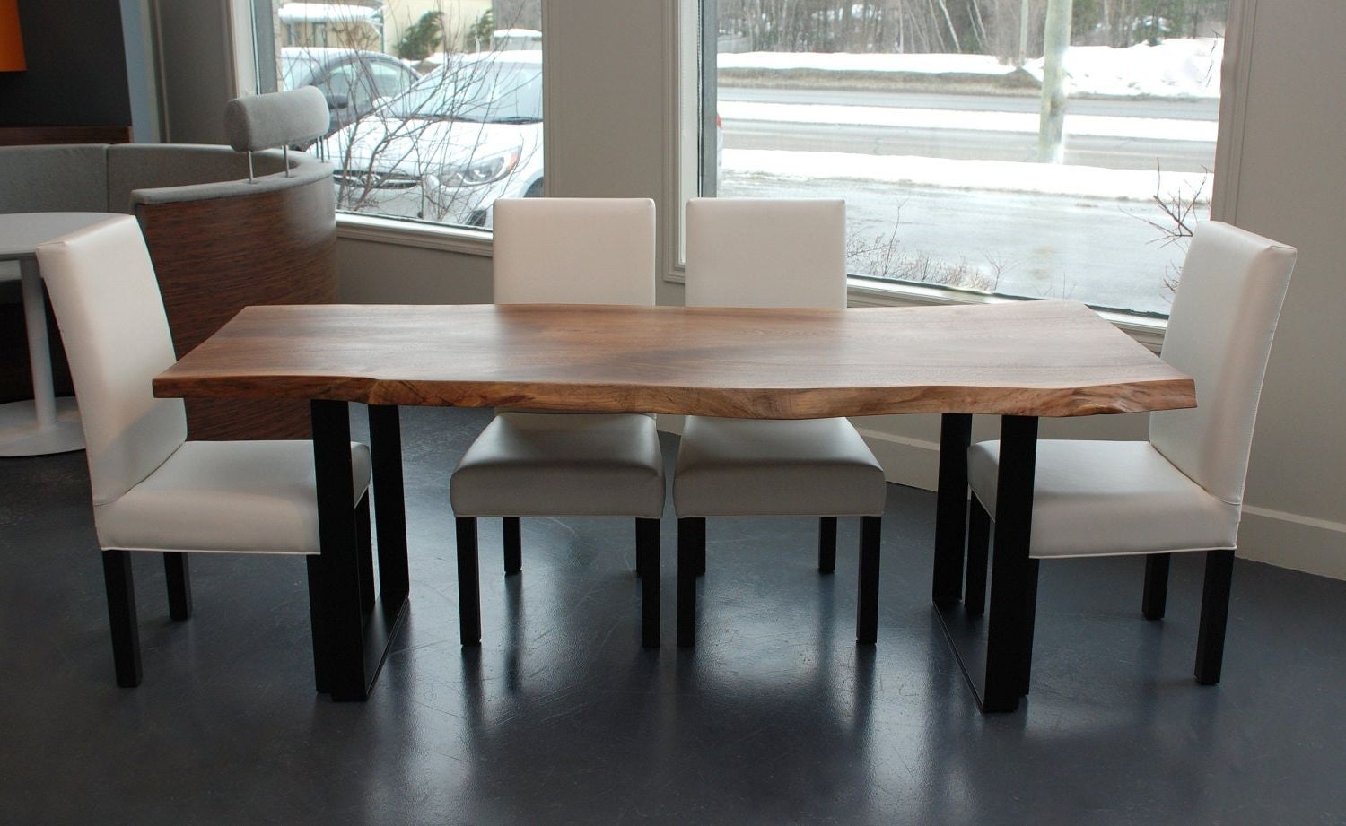 Dark Walnut And Black Dining Tables In Well Known Live Edge Black Walnut Dining Tableboisdesign On Etsy (View 12 of 15)