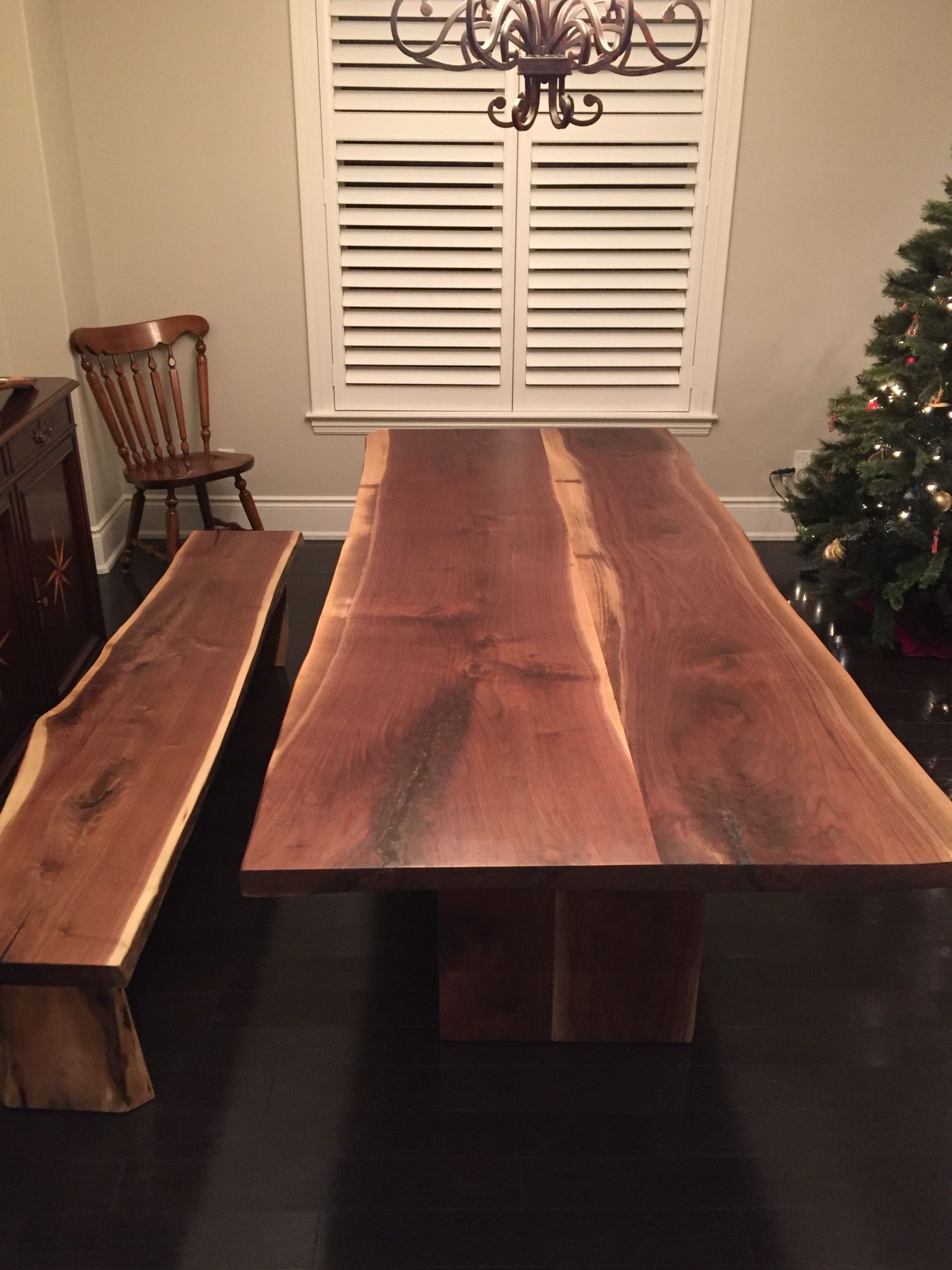 Live Edge Within Black And Walnut Dining Tables (View 3 of 15)