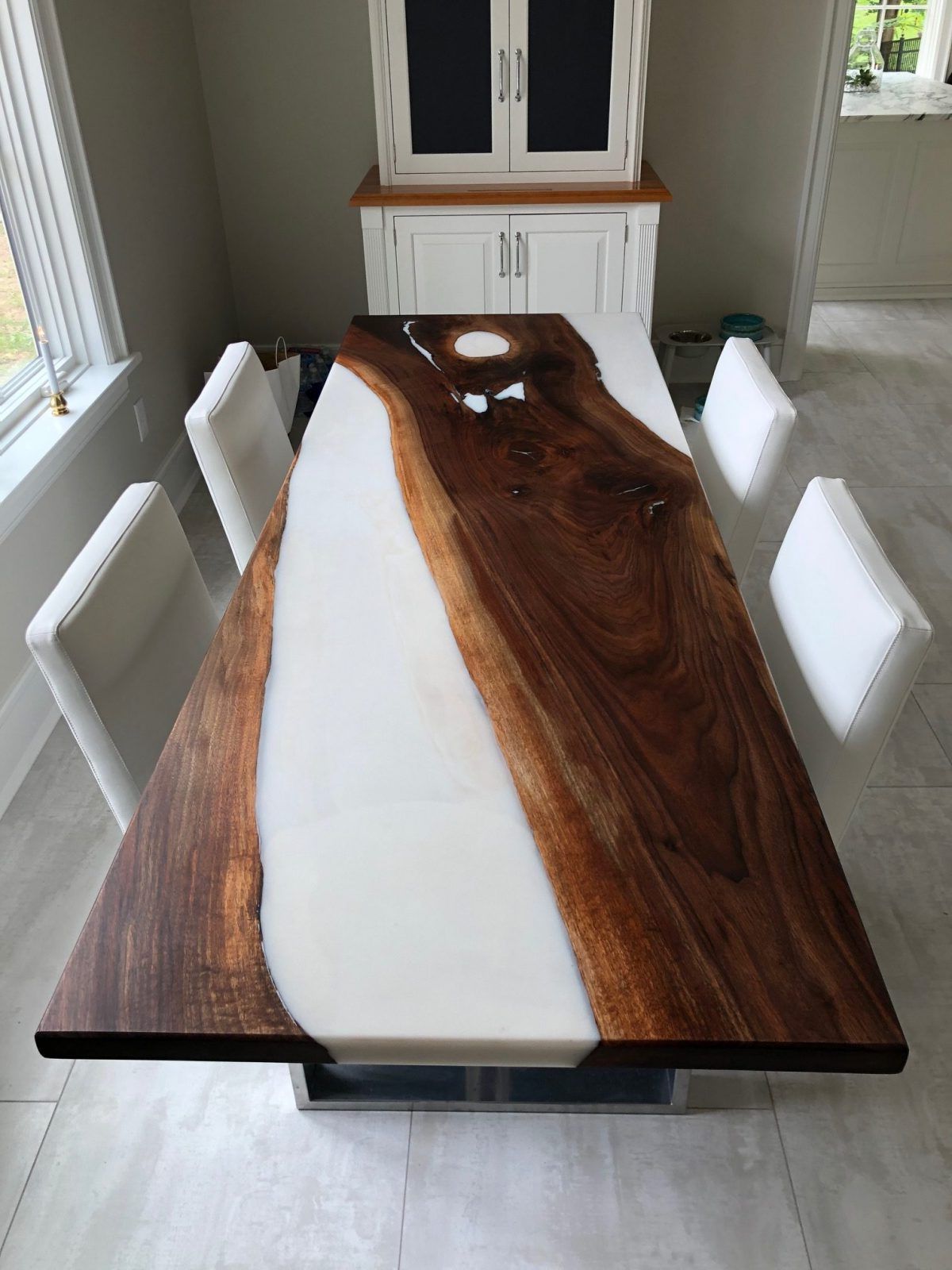 Makers Woodshop Pertaining To Walnut And White Dining Tables (View 15 of 15)