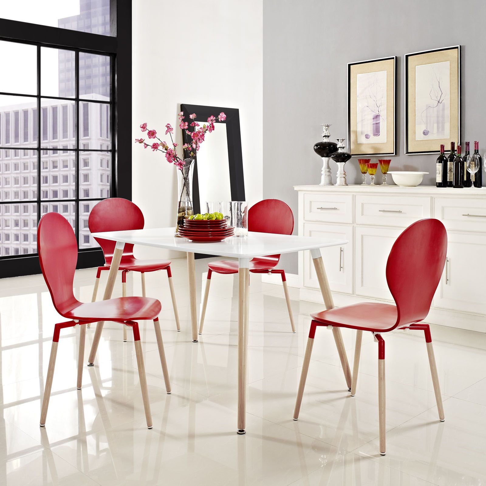 Most Current Field Rectangle Dining Table White Intended For White Rectangular Dining Tables (View 7 of 15)