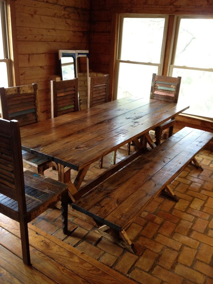 Most Current Rustic Honey Dining Tables With Regard To 52 Best Rustic Dining Room Tables Images On Pinterest (View 1 of 15)