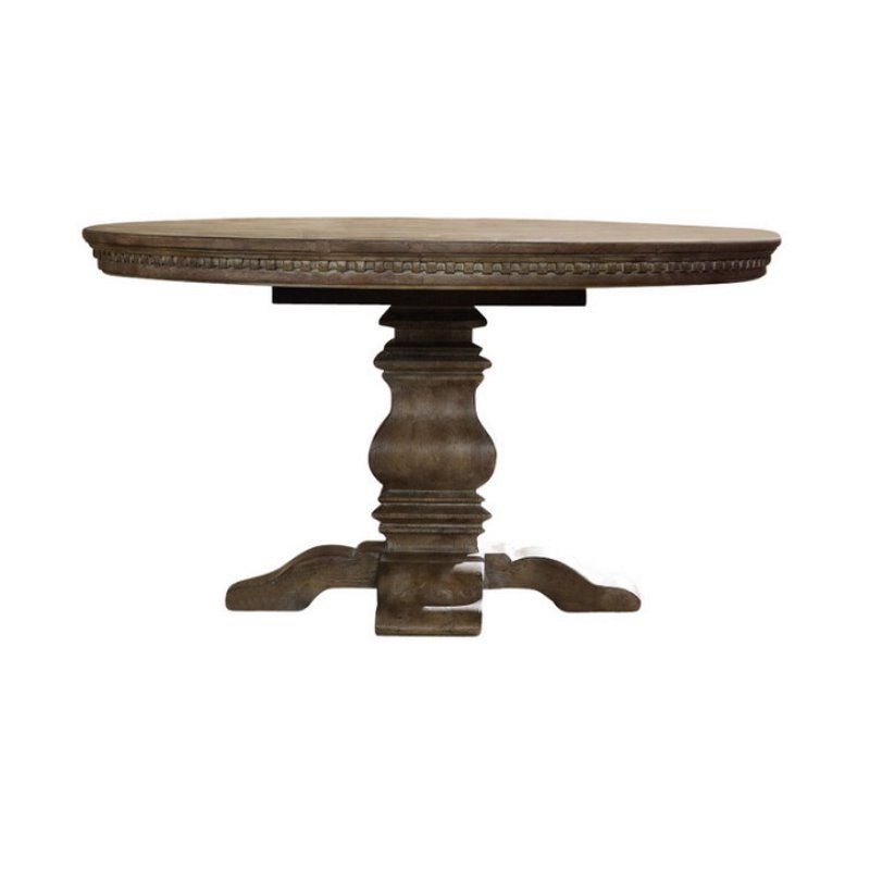 Most Recently Released Round Pedestal Dining Tables With One Leaf With Hooker Furniture Sorella Round Pedestal Dining Table With (View 2 of 15)
