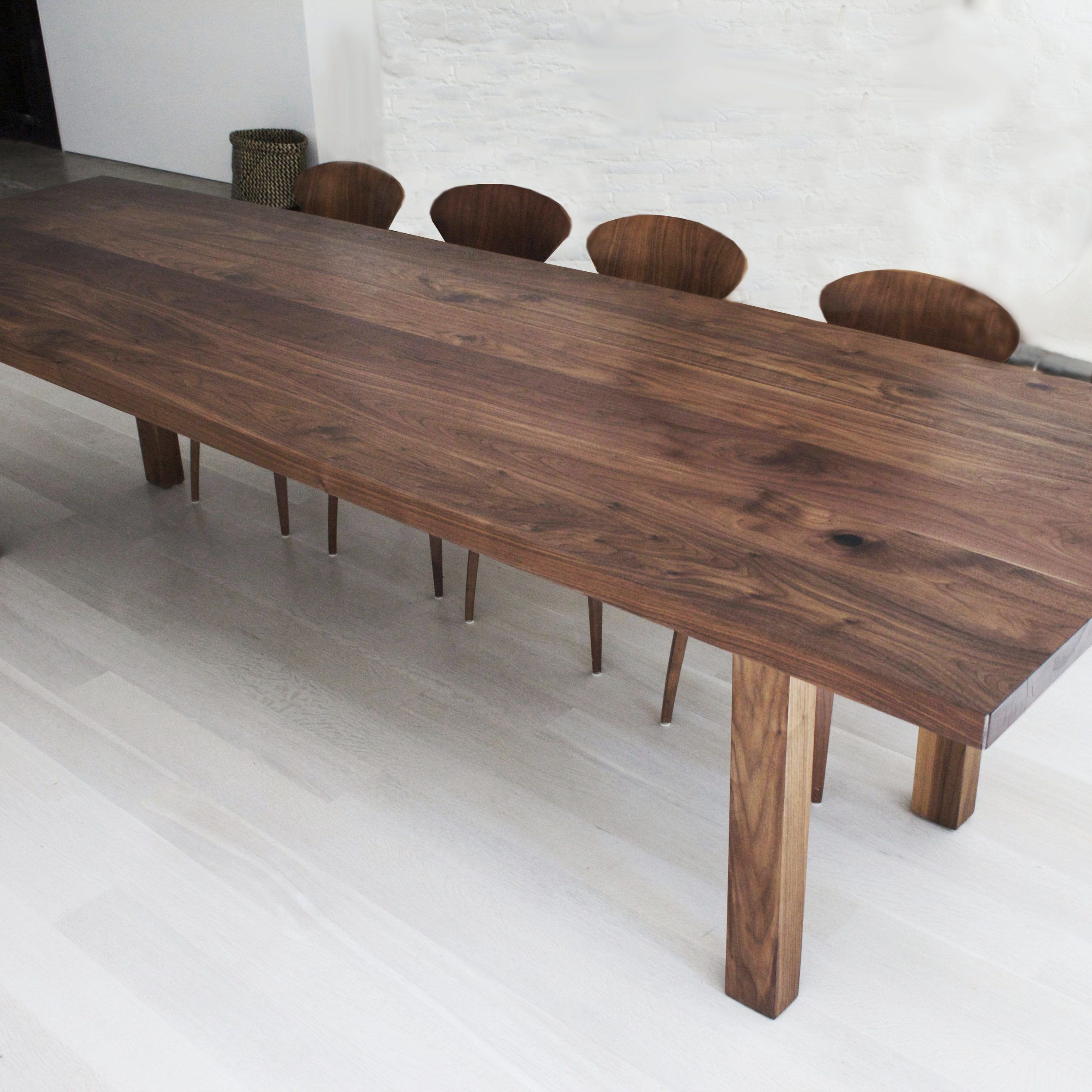 Most Up To Date Buy Custom Solid Walnut Dining Table, Made To Order From With Walnut Tove Dining Tables (View 1 of 15)