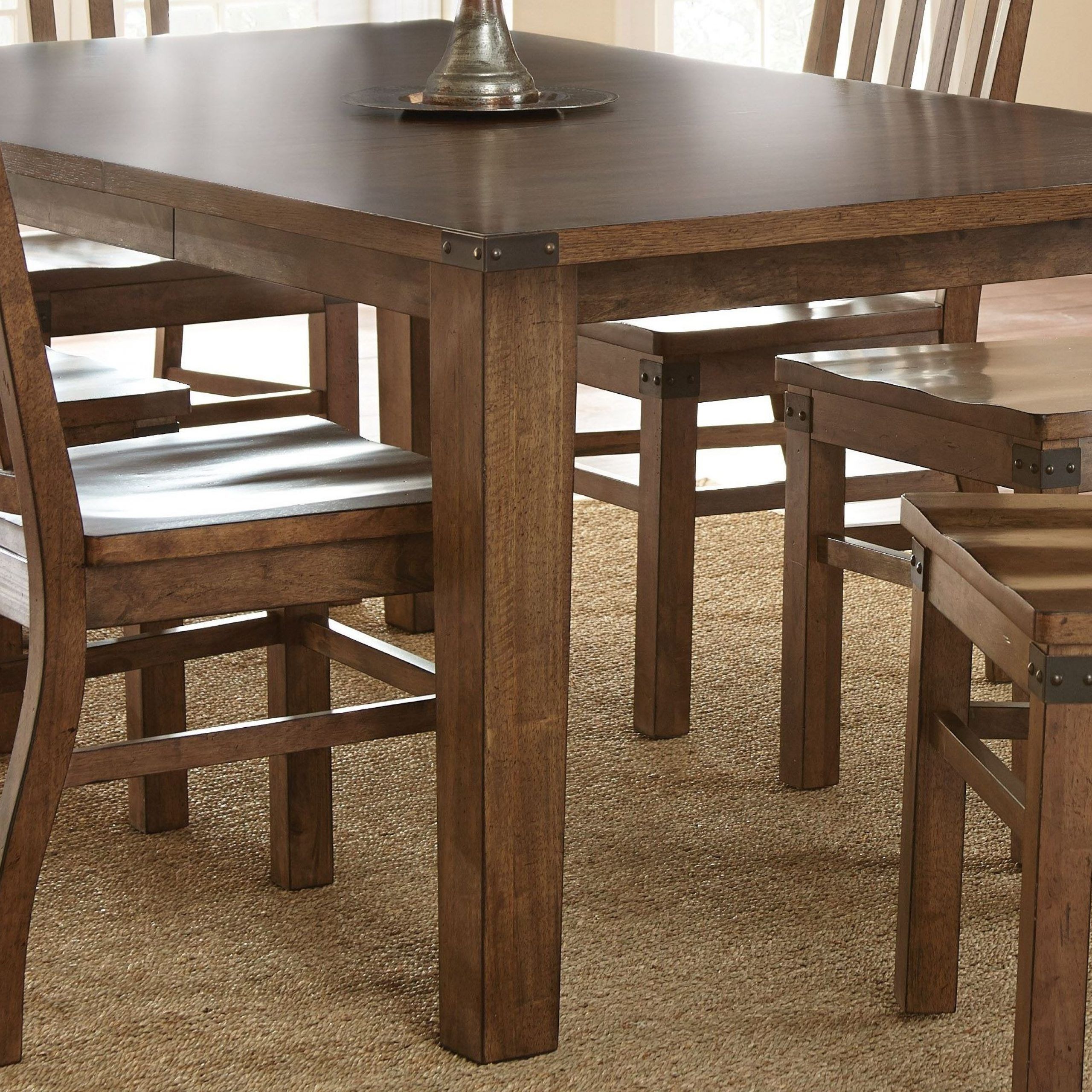 Recent Natural Rectangle Dining Tables For Hailee Antique Oak Extendable Rectangular Dining Table (View 3 of 15)