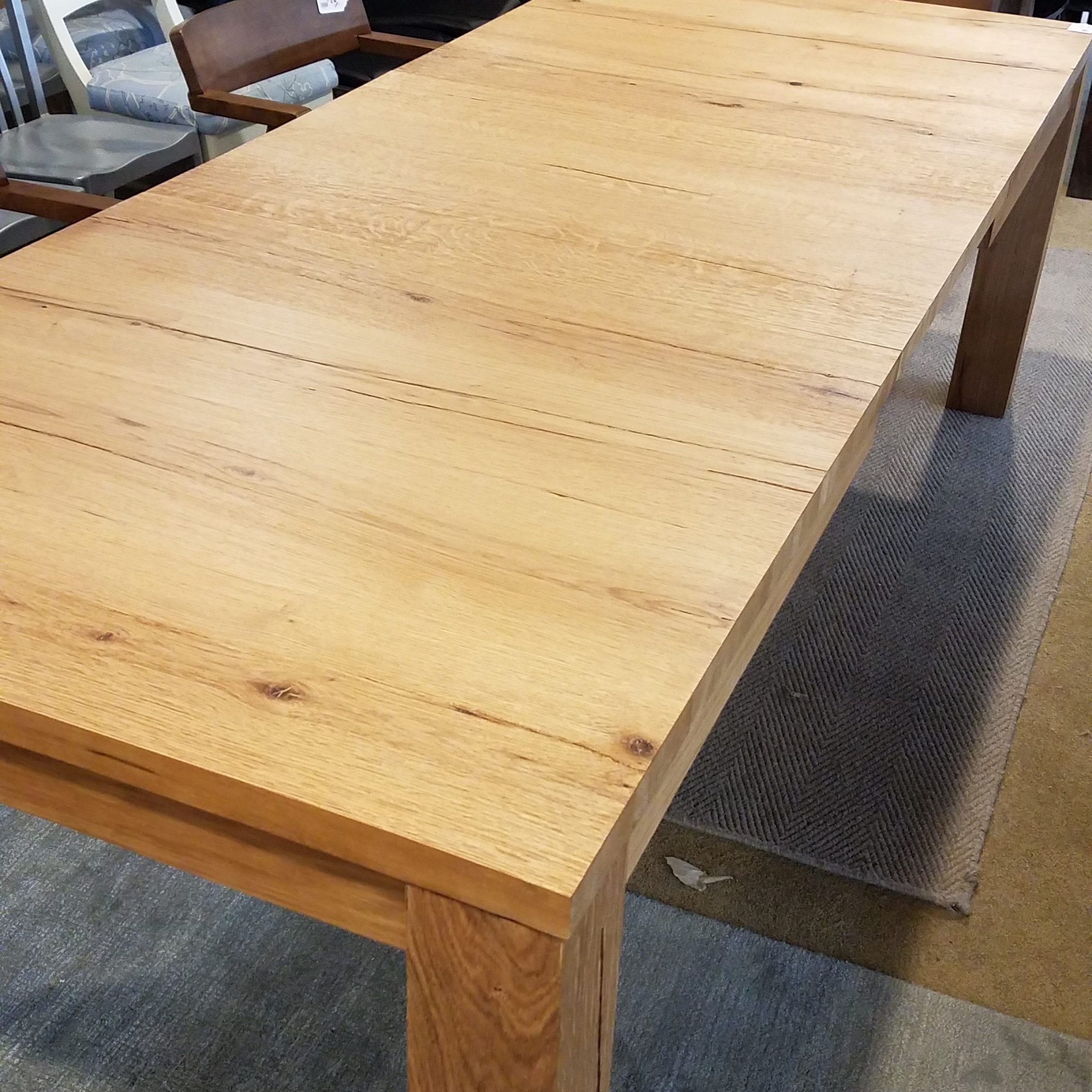 Recent Rustic Wood Dining Table W/ Leaf Sold – Ballard Consignment Intended For Rustic Honey Dining Tables (View 5 of 15)