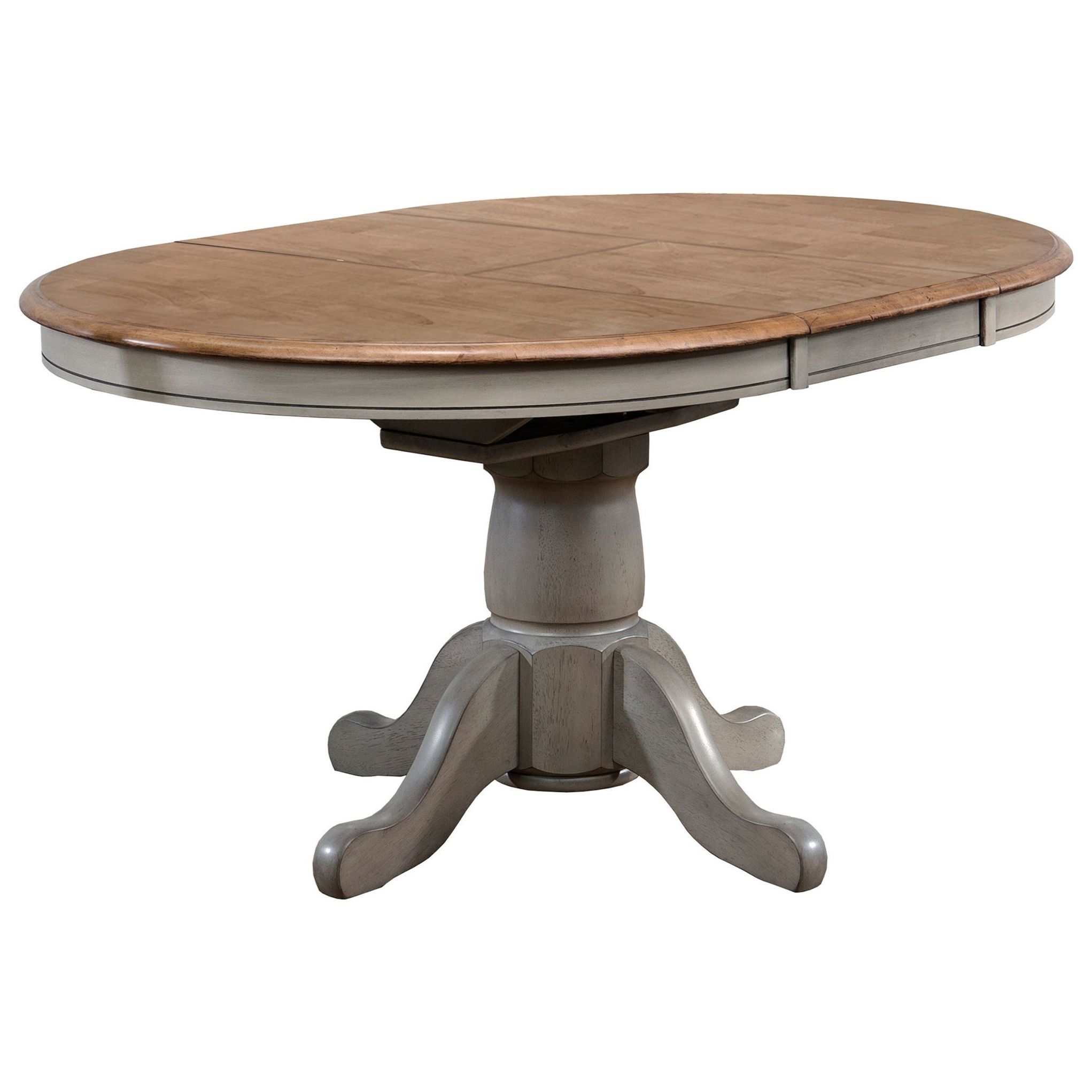 Round Pedestal Dining Tables With One Leaf In Most Current Winners Only Barnwell 42" Pedestal Table With  (View 5 of 15)