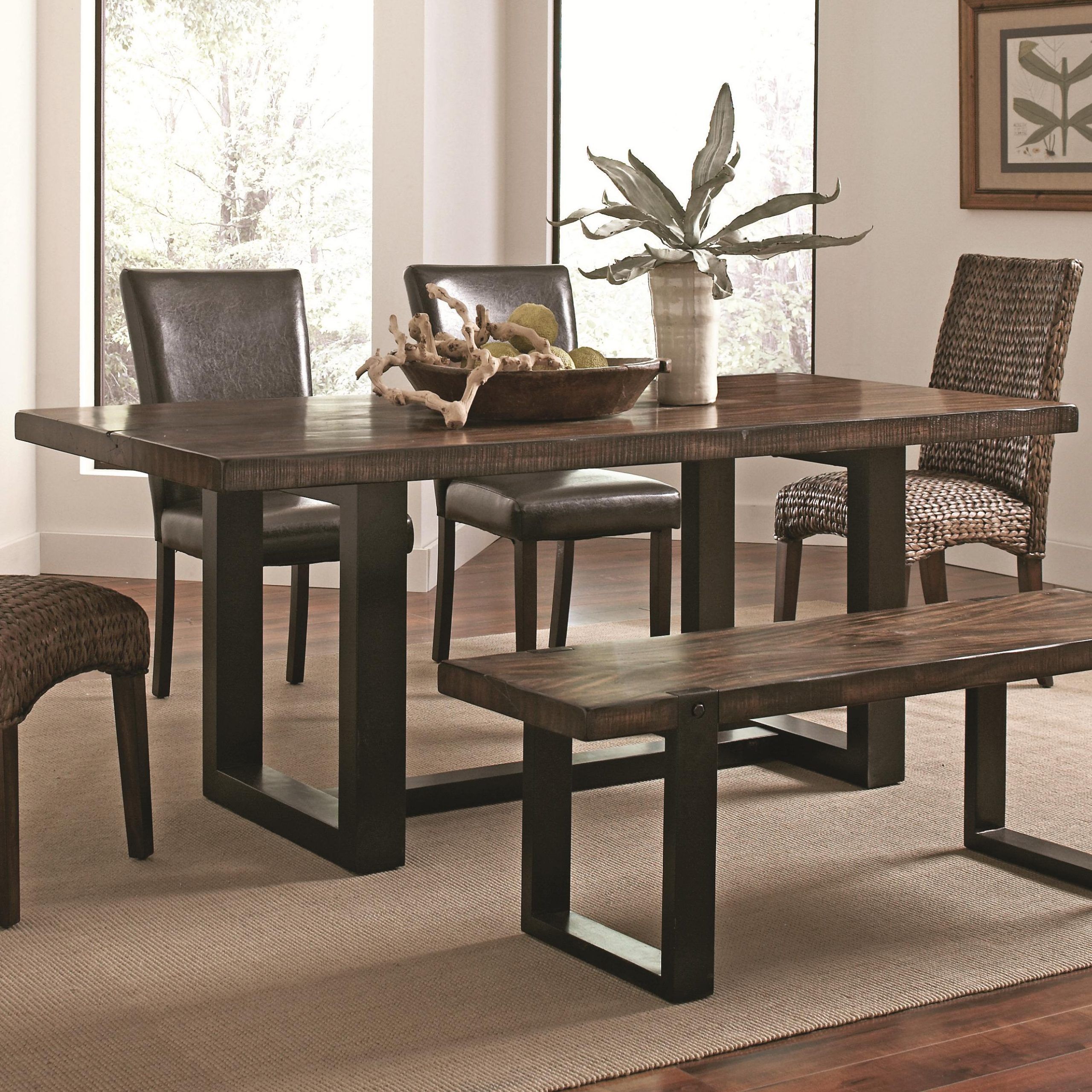 Westbrook Dining Casual Rustic Dining Table (View 2 of 15)