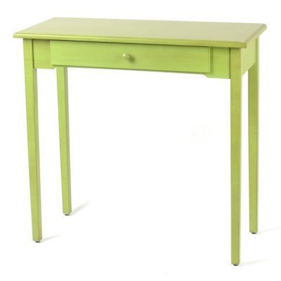 111362 Distressed Green Console Table (View 14 of 15)