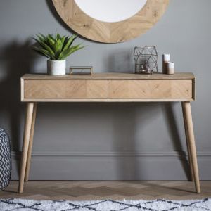2 Drawer Console Tables Pertaining To Most Up To Date Chevron 2 Drawer Console Table – Free Delivery (View 6 of 15)