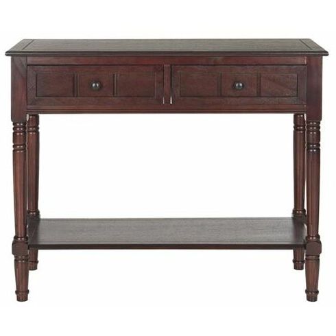 2 Drawer Console Tables Throughout Best And Newest Beachcrest Home Manning 2 Drawer Console Table & Reviews (View 3 of 15)
