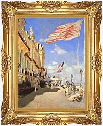 2017 Desert Inn Framed Art Prints Regarding Claude Monet The Hotel Des Roches Noires, Trouville Canvas (View 11 of 15)