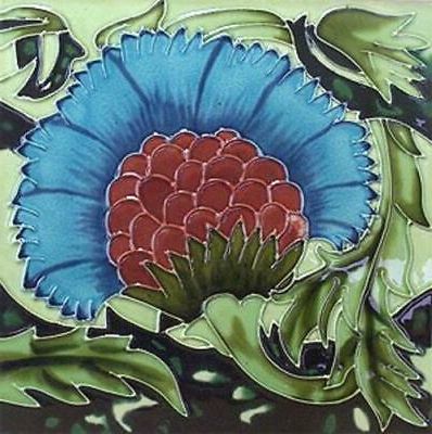 2018 Ccwt Decorative Ceramic Flower Wall Art Tile 8x8 Inside Flowers Wall Art (View 7 of 15)