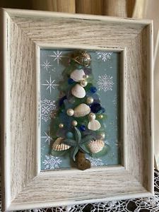 2018 Dragon Tree Framed Art Prints Within Sea Glass Artwork Christmas Tree Framed 5X7 Decoration (View 15 of 15)