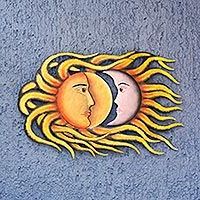 2018 Sun And Moon Steel Wall Art, 'romantic Duality' (View 15 of 15)