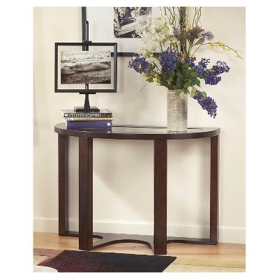 2019 Brown Console Tables Pertaining To Marion Sofa Table Dark Brown – Signature Designashley (View 5 of 15)