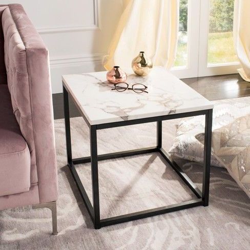 2019 End Table White Gray – Safavieh (View 2 of 15)