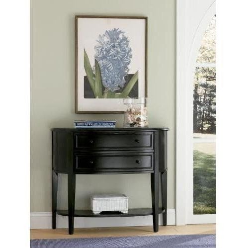 2019 Square Console Tables For Antique Black With Sand Through Terra Cotta Demilune (View 14 of 15)