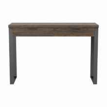 2019 Walnut And Gold Rectangular Console Tables With Regard To Rectangular Sofa Table Aged Walnut (View 5 of 15)