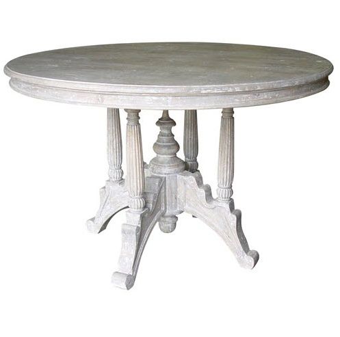 2020 Leaf Round Console Tables Intended For Raffles Round Dining Table For Sale – Cottage & Bungalow (View 6 of 15)