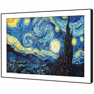 Abstract Framed Art Prints For Latest Ab242 Van Gogh Starry Night Modern Abstract Framed Wall (View 7 of 15)