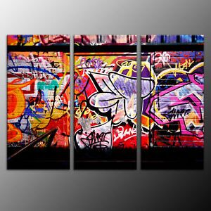 Abstract Framed Art Prints Within Widely Used Canvas Prints Abstract Street Graffiti Painting Picture (View 13 of 15)