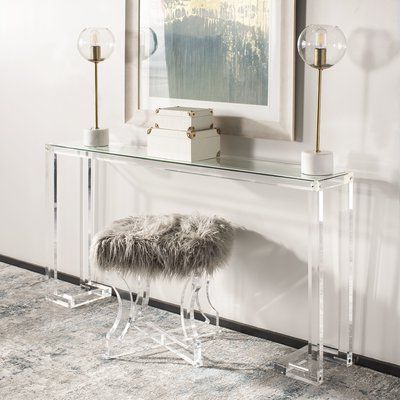 Acrylic Console With Latest Acrylic Console Tables (View 2 of 15)