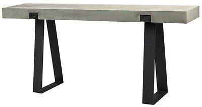 Acrylic Modern Console Tables Within Recent 71" L Amalio Console Table Smooth Modern Concrete (View 1 of 15)