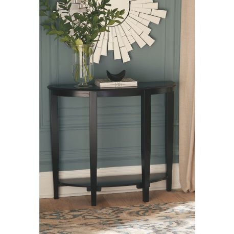 Altonwood – Black – Console Sofa Table With 2020 Swan Black Console Tables (View 2 of 15)