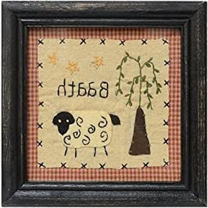 Amazon: Sampler – Baath Sheep – Country Rustic Within Best And Newest Sunshine Framed Art Prints (View 4 of 15)