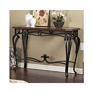 Amazon – Wildon Home Prentice Console Table This Intended For Fashionable Faux White Marble And Metal Console Tables (View 7 of 15)