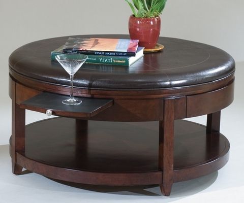 Barnside Round Console Tables In 2019 Magnussen Brunswick Round Cocktail Table – Magnussen (View 11 of 15)